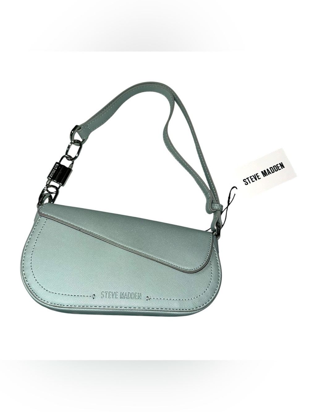 Steve Madden Mint Green Leather Shoulder Bag